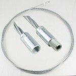 Nástavec na komínový kartáč ocelový, délka 7m