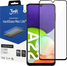 3mk HardGlass Max Lite ochranné sklo pro Samsung Galaxy A22 4G Black (5903108430760)
