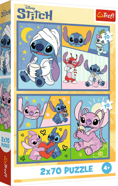 Puzzle Lilo & Stitch: Se Stitchem není nuda 2x70 dílků