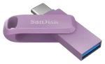 SanDisk Ultra Dual GO 128GB levandulová / Flash Disk / USB-A + USB-C / čtení až 150 MB/s (SDDDC3-128G-G46L)
