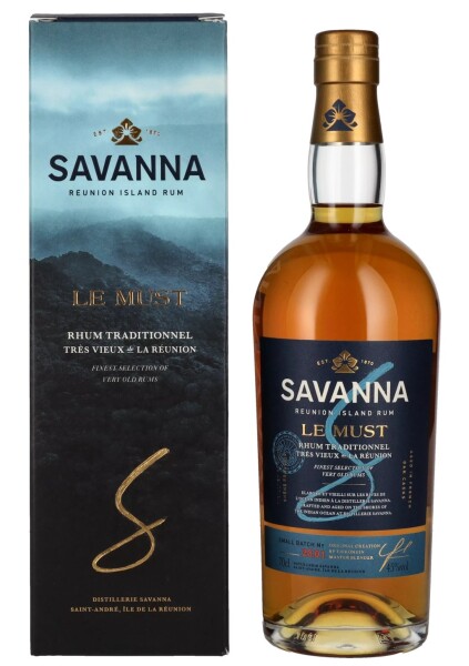 Savanna Le Must Traditionnel Reunion Island Rhum 0,7L, 45% -DB-