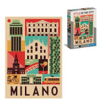 Puzzle Style in the City: Milán 1000 dílků - Clementoni