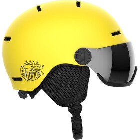 Lyžařská helma SALOMON ORKA VISOR, vibrant yellow Helmy vel. dětské: M/56-59