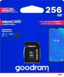 GOODRAM M1AA microSDXC 256GB + adaptér / Class 10 / UHS-I U1 / R: 100 MBs / W:10 MBs (M1AA-2560R12)