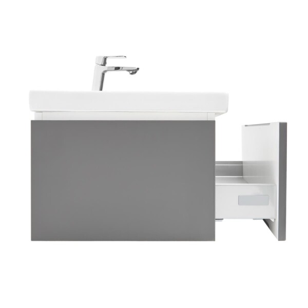 Koupelnová skříňka s umyvadlem SAT Feel 120x30x44,8 cm antracit mat SATFEEL120ANTU4BA SATFEEL120ANTU4BA