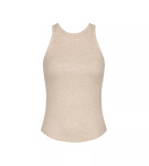 Dámské tílko GO Ribbed Tank Top GRAY béžové M013 SLOGGI GRAY