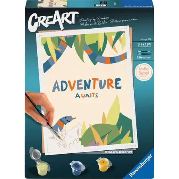 Ravensburger CreArt Ahoj nové dobrodružství – malování podle čísel