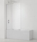 Vanová zástěna SAT Walk-In Xmotion 150x117,5 cm chrom SATWIXMVZ150 SATWIXMVZ150