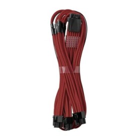 CableMod PRO ModMesh 8-Pin PCIe Trojtý prodlužovací kabel 60 cm - tmavě červená (CM-PCSR-16P3-N60KBR-5PC-R)