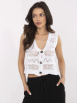 Jumper D93076J90849A bílý L/XL