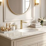 REA - Umyvadlová baterie Hunter Brush Gold Low REA-B6691