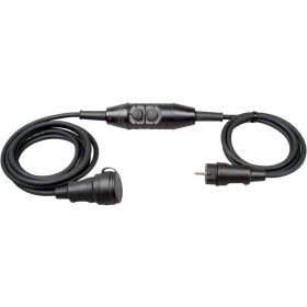 Kopp 1438.0001.5 prodlužovací kabel s proudovým chráničem PRCD-S 230 V černá IP44