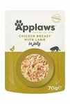 Applaws Cat kapsa Adult Jelly kuř.prsa s jehněčím 70g