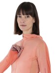 ICEBREAKER Wmns Merino 200 Realfleece™ Descender LS Zip Hoodie, Glow/Tang/Cb (vzorek) velikost: S