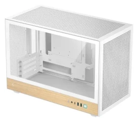 DEEPCOOL CH260 WOOD WH / Skříň / Mini-ITX/M-ATX / Tvrzené sklo / USB-C (R-CH260-WHNWM0-G-1)