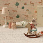 Maileg Svítící lampička pro zvířátka Maileg Vintage Sand, krémová barva, kov