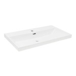 Nábytkové umyvadlo SAT B-Way 81x46,5 cm otvor pro baterii uprostřed SATBW8046 SATBW8046