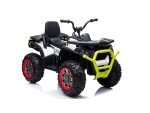 Mamido Dětská elektrická čtyřkolka 4x4 bílo-žlutá