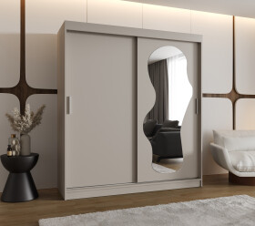 Šatní skříň Abi Ultra Rozměry: 180 cm, Barva korpusu + barva dveří: Kašmír + Kašmír