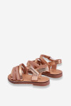 Dětské sandály s popruhy Růžové zlato Isla 20