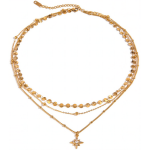 ELENYS Stella – pozlacený náhrdelník 18K žluté zlato Délka náhrdelníku: 40-43 + 5 cm / max. 48 cm