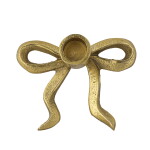 Bloomingville Kovový svícen Nanda Gold Aluminium, zlatá barva, kov