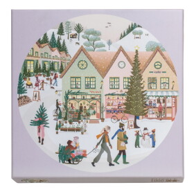 ViSSEVASSE Puzzle White Christmas 1000 dílků, multi barva, papír