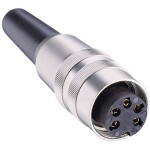 Rean AV RRX3MF-Z-012-0 XLR konektor zástrčka, vestavná, zásuvka, vestavná Pólů: 3 černá 100 ks