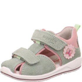 Dívčí sandály BOOMERANG Light Green/Pink Superfit 1-000866-7500 světle zelená - 22