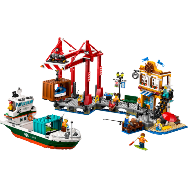 LEGO® City 60422 Přístav s nákladní lodí