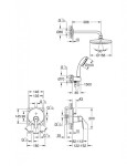 GROHE - Get Sprchový set 210 s baterií pod omítku, 2 proudy, chrom 25220001