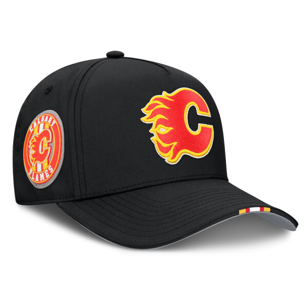 Fanatics Pánská kšiltovka Calgary Flames NHL 2025 Draft Authentic Pro Structured Adjustable Meshback