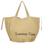 Trendy textilní dámská kabelka na rameno Bellinda, krémová