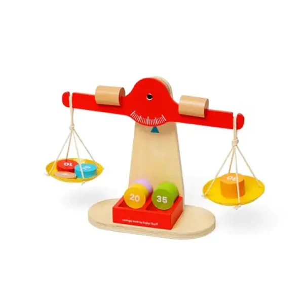 Bigjigs Toys Váha s vyvažovacím závažím