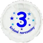 Krásné 3. narozeniny fóliový balónek kruh pro kluky Balonky.cz Krásné 3. narozeniny fóliový balónek kruh pro kluky Balonky.cz