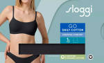 Dámský top GO Daily Cotton Top - Sloggi černá (0004) 000M