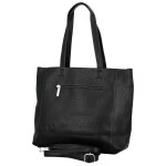 Módní dámská koženková kabelka na rameno Lamia, černá