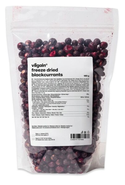 Vilgain Černý rybíz lyofilizovaný – 180 g