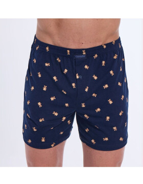 Boxerky Cornette Classic 001/174 S-2XL tmavě modrá S