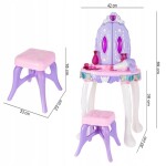 MalPlay Toaletní stolek MALÁ PRINCEZNA s kouzelnou hůlkou a MP3