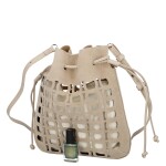 Moderní dámská kabelka Vaka, krémová