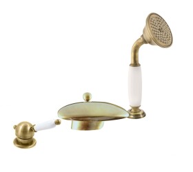 RAV Slezák - LABE - Vanová baterie 3-otvorová, Stará mosaz (Bronz), 1/2" L570.5SSM