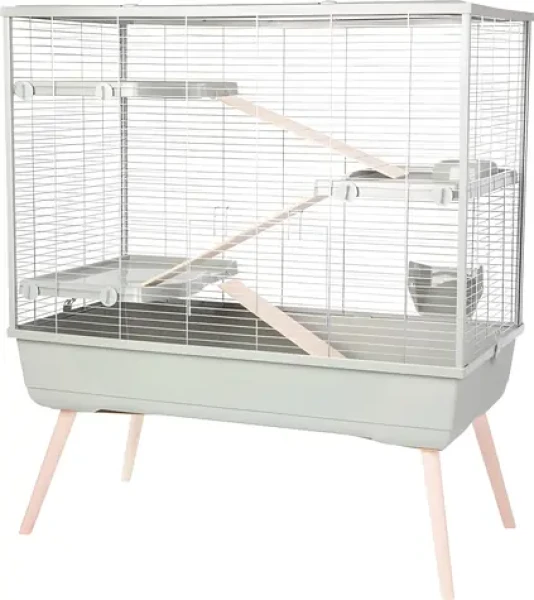 ZOLUX Klec Neolife 100 XL zelená / Pro králíky, fretky a hlodavce / 99×54×114 cm / dřevo, kov, plast (205661VER)