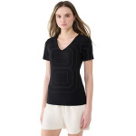Dámské Slim fit tričko 4FWSS25TTSHF1990 20S Černá - 4F černá XXL