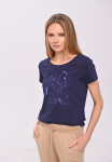 Volcano Woman's T-Shirt T-CANA L02049-W24 Navy Blue