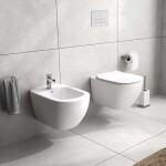 IDEAL STANDARD - Tesi Závěsný bidet, 360x530 mm, s přepadem, otvor pro baterii, bílá T457001