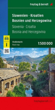Slovinsko - Chorvatsko - Bosna a Hercegovina 1:500 000 / automapa