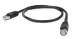Gembird FTP CAT5E 0.5m / patch kabel / stíněný s ochranou a opletením / černá (PP22-0.5M/BK)