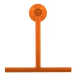 Spirella TIM sprchová stěrka s přísavkou oranžová / plast / 22 cm (7610583205766)