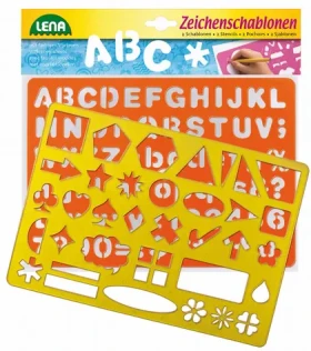 Lena Kreslící šablony (symboly písmena) / od 3 let (8465774)